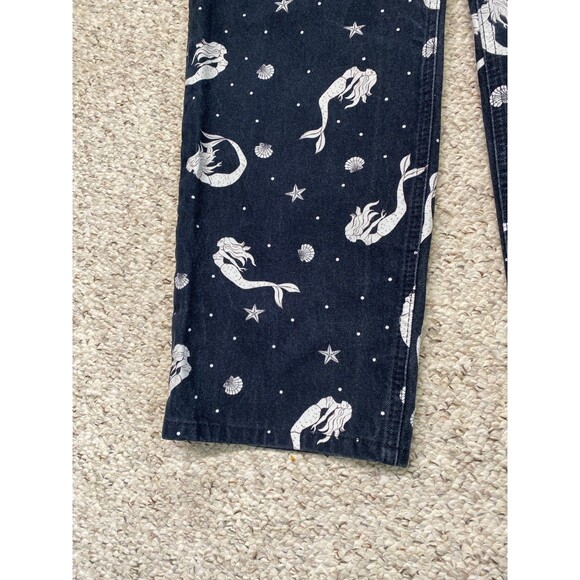 6 Zara High-Rise The Trevor Full Length Straight Leg Mermaid Seashell - Picture 4 of 8